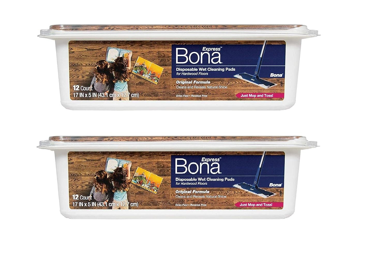 Amazon Com Bona Hardwood Floor Disposable Wet Cleaning Pads