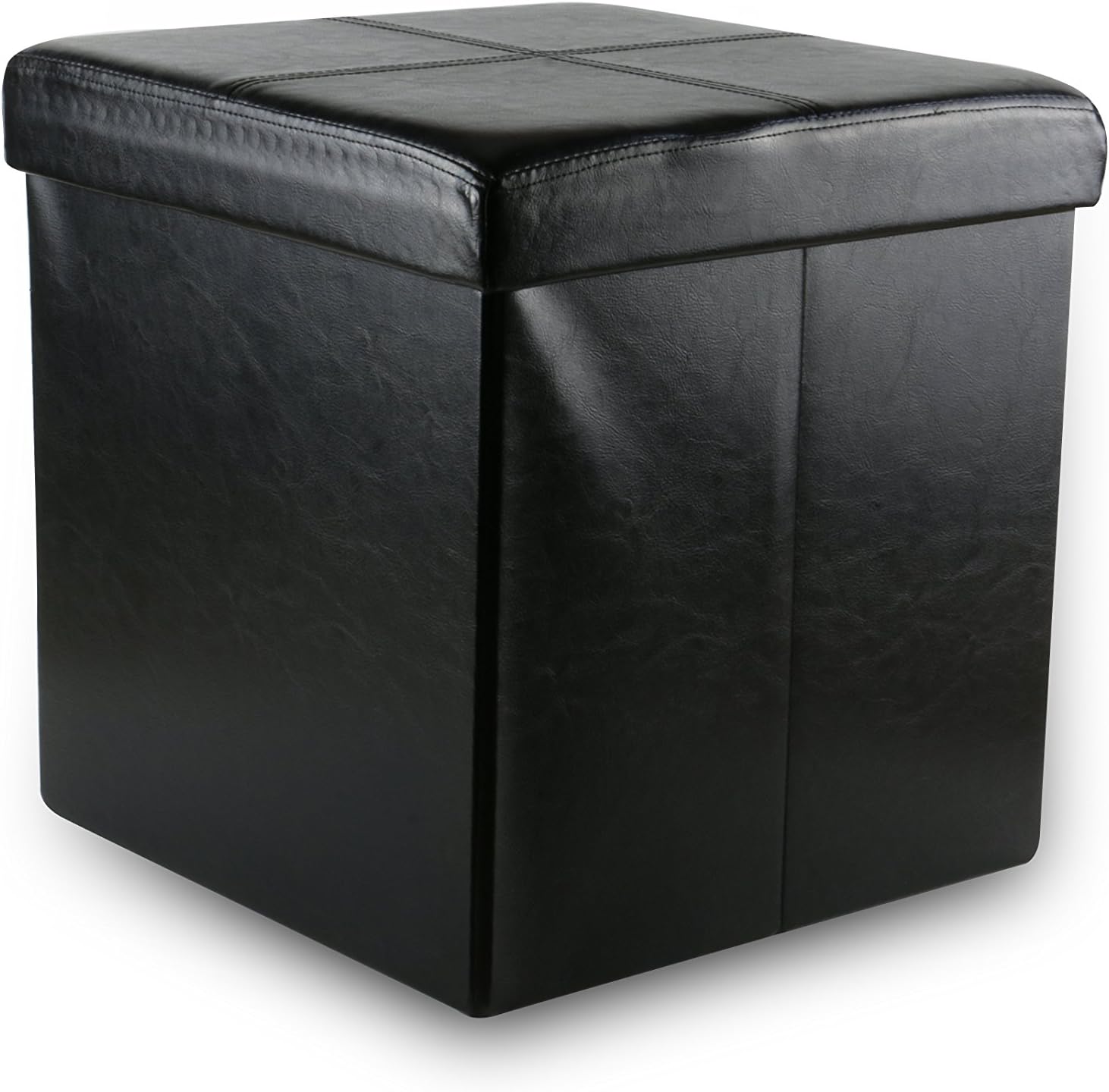 Best faux leather ottoman 17×17