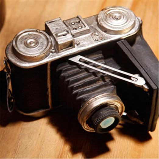 Youxd Modelo de cámara Manualidades Retro Tallado en Metal Europeo ...