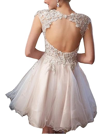 cream homecoming dresses