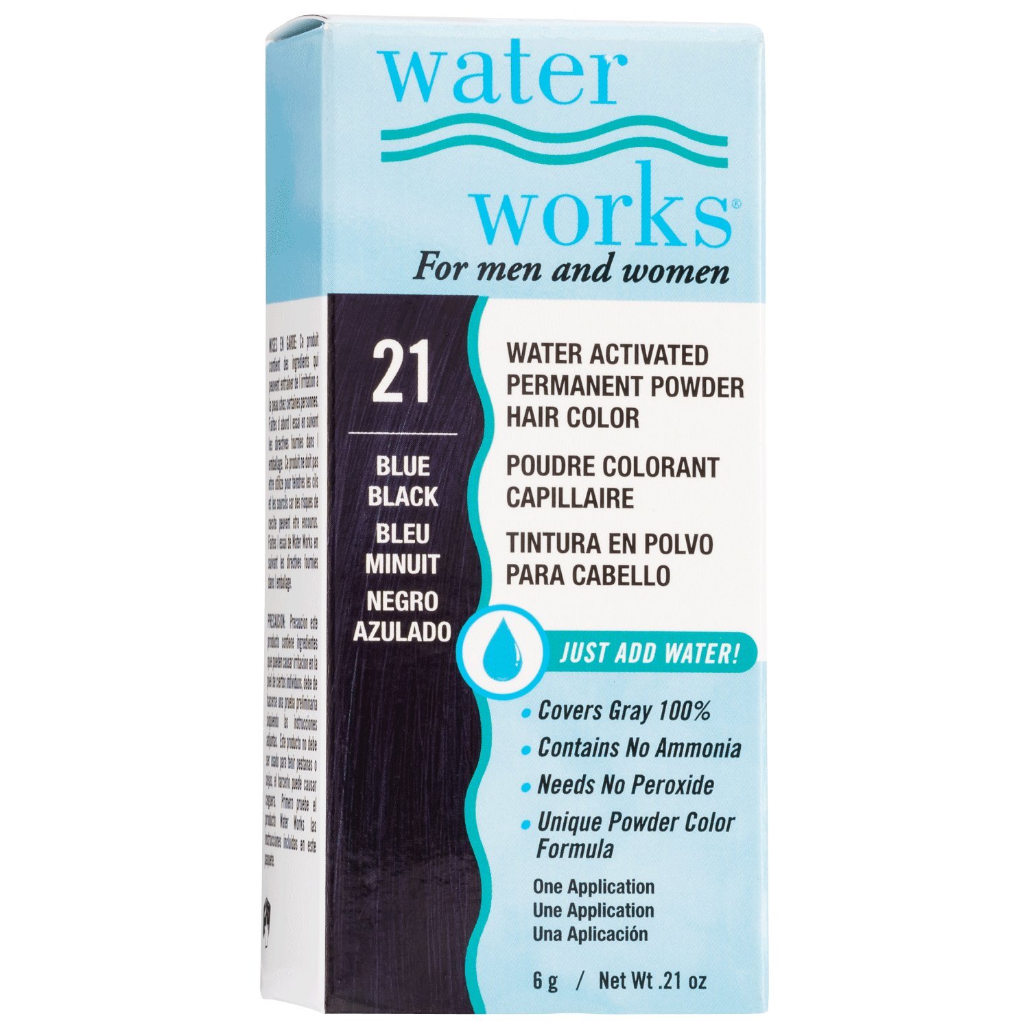 Amazon Com Water Works 21 Blue Black Chemical Hair Dyes Beauty