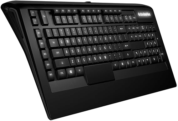 SteelSeries Apex 300 Gaming-Tastatur (17 Makro-Tasten, Weiße Hintergrundbeleuchtung, Deutsches Tastaturlayout)