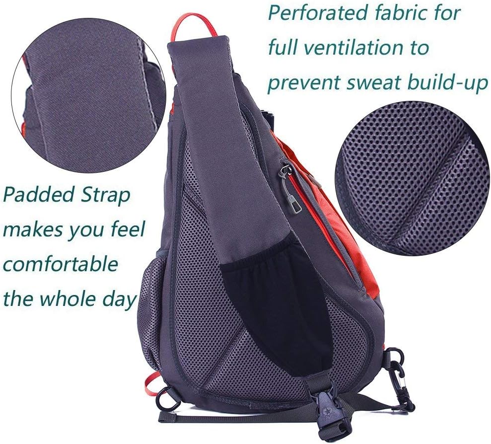 EGOGO Multifunctionele Sling Rugzak Schoudertas Fietsrugzak Shoulder