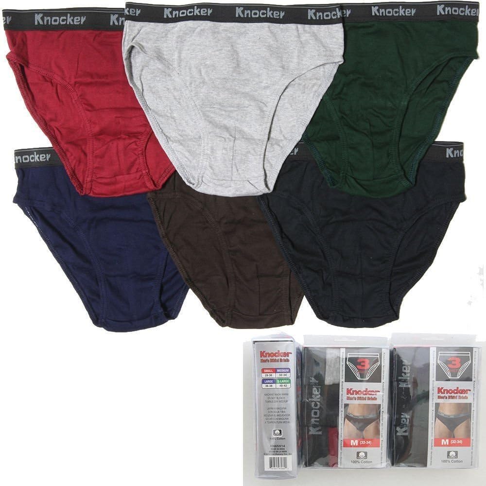 Amazon Com Knocker Mens Bikini Briefs Boxer Underwear T Band 6