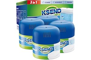 Ksend Toilet Bowl Cleaners - 4 Pack, Long-Lasting Cleaning Solution, Convenient Toilet Cleaner Bottles, Krazy Klean Automatic Toilet Bowl Cleaner for Powerful Cleansing