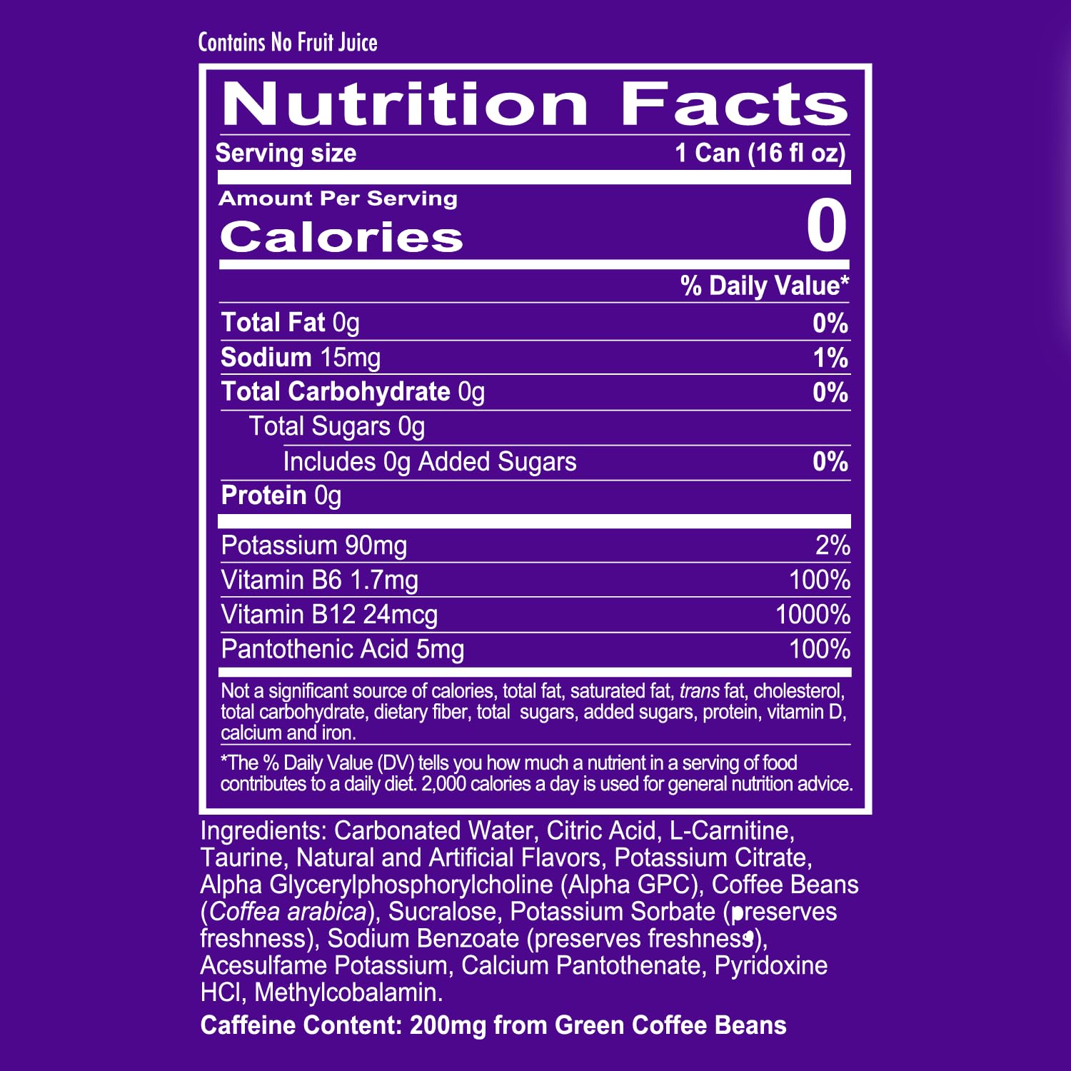 REDCON1 Energy High Performance Drink, Sour Gummy Blast - Zero Sugar Energy Drink with Alpha GPC Nootropic - 200mg Natural Caffeine from Green Coffee Beans - Vitamin B6, B12 & B5 to Boost Mood (12 ct)