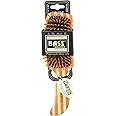 Bass Brushes | The Green Brush | Bamboo Pin + Bamboo Handle Hair Brush | Semi"S"