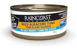 Raincoast Trading Solid White Albacore Tuna - No Salt (Case of 12 Cans)
