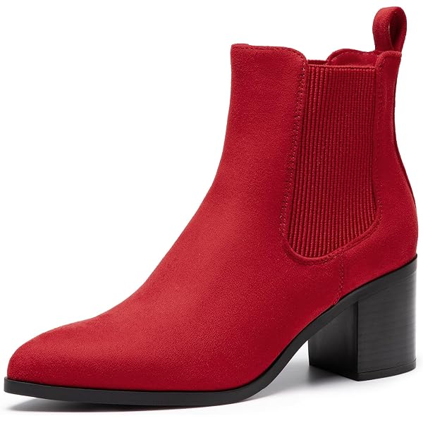 Women's Chelsea Boots – Chunky Heel & Pointed Toe Ankle Boots For Office & Night Out