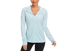 KPSUN Women's UPF 50+ UV Sun Protection Clothing Zip Up Hoodie SPF Long Sleeve Sun Shirt Fishing Hiking Outdoor Jacket