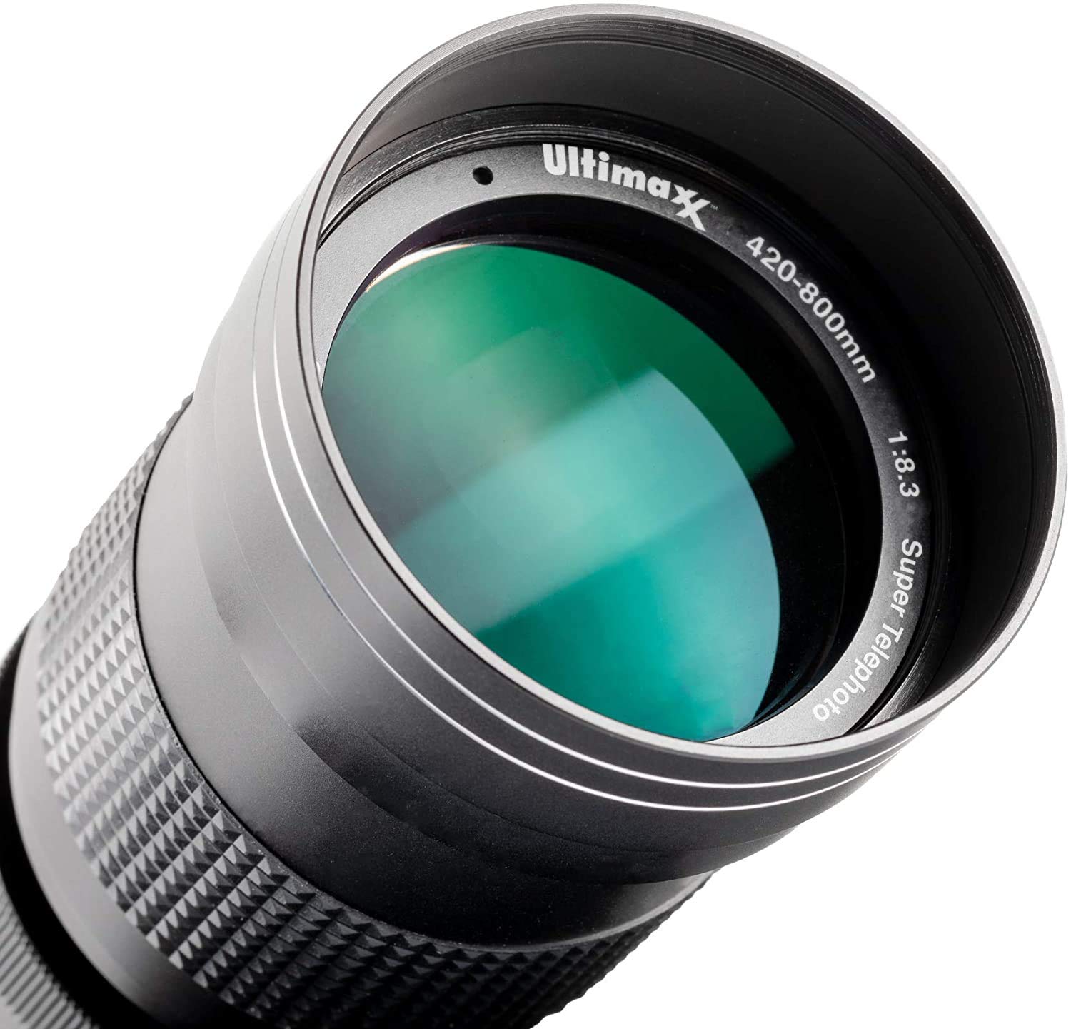 Opteka 420-800mm Super Telephoto Lens For Nikon 1 Cameras - Includes 2X Teleconverter For 840-1600mm Reach Telephoto Zoom