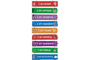 Chunful Set of 9 Boys Room Bedroom Decor Boys Inspirational Wall Decor Wood Hanging Plaque Motivational Kids Bedroom Wall Sign for Kids Teenage Toddler(Black Boy)