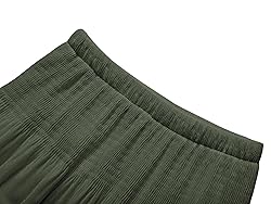 NASHALYLY Women's Chiffon Elastic High Waist