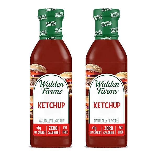 WALDEN FARMS KETCHUP – ZERO CALORIE, SUGAR FREE,...