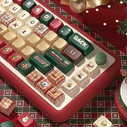 Christmas Theme keycaps 158 Key PBT keycaps MDA