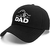 POWEROSE Dad Gifts for Men, Dad Hat Embroidered Letters Adjustable Baseball Cap