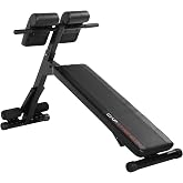 Cap Barbell Hyperextension/Ab Bench, Black