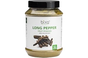 bixa BOTANICAL Long Pepper Powder| Pippali (Piper Longum) | Ayurvedic Supplement & Meat Seasoning | Strong Aroma, Steam Treated, Vegan, Non GMO & 100% Pure | 1 lb / 16oz