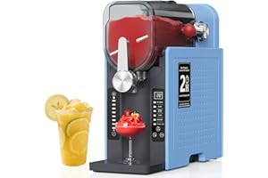 WIZAURA Slushie Machine, Slushy for Home No Ice Need, Professional Frozen Drink Maker & Margarita Machine, 6 Presets for Milkshakes, Frappés, Slush, Ice Cream, Large Capacity. Blue