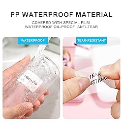 NIIMBOT B21 Label Maker Clear Tape 1.57 * 1.18 Inch