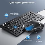 TECKNET Mini Wireless Keyboard and Mouse Set 2.4G Nano Receiver 12 Keys view 3