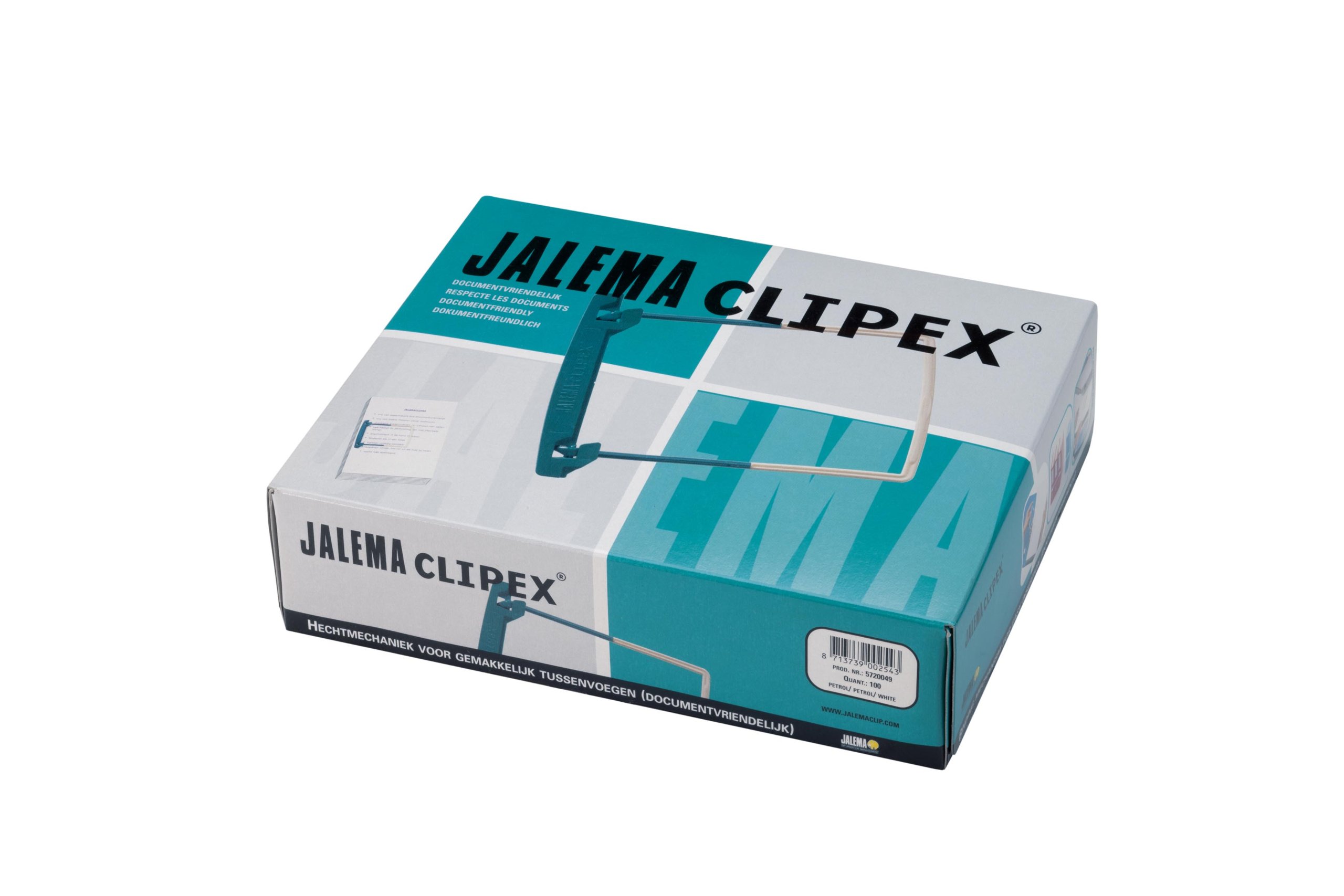 Djois Green Filing Clip, Pack of 100, 1.97 inches, PVC-Free, Softener-Free, Plastic