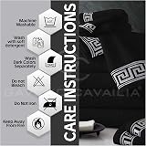 GC GAVENO CAVAILIA Egyptian Cotton 500 GSM Jumbo Bath Sheets 2 Pack view 3