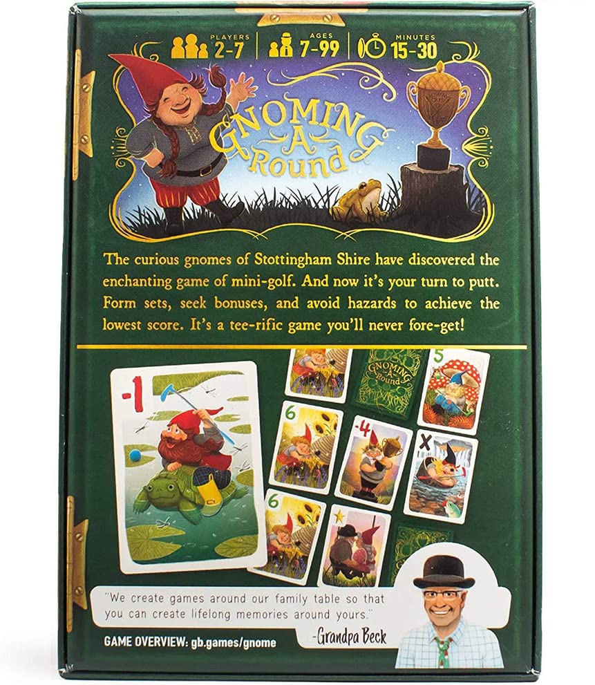 Grandpa Beck's Games Gnoming A Round Fun Family Card Game Enjoyed