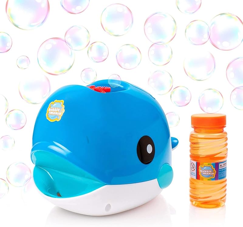 Bubble Mania Bubble Machine Bubble Blower Whale For Kids Automatic