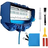 QEETOOHH Mini Split Cleaning Kit, Fits 27" - 48" Long Units, Multi-Size | Mini Split Cleaning Bag for Indoor AC Unit, Waterproof, Durable, Reusable, Splash-proof, Universal Design, Coil Cleaning
