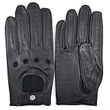 ZLUXURQ Mens Touchscreen Professional Leather