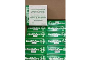 Benzalkonium Chloride Wipes BZK Case Pack 1000 Wipes