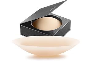 VOCH GALA Ultra Thin Nipple Covers - Seamless Adhesive Silicone Nipple Pasties for Women Reusable, Sticky Breast Petals Crème