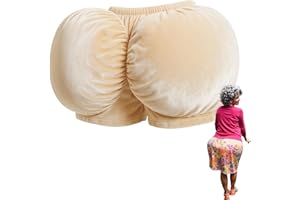 gagift world Fake Butt, Big Butt Fat Suit for Old Lady Costume for Women Funny Santa Claus Grandma Costume Accessories for Halloween Christmas Dress Up Party Novelty Prank Gag Gifts for Adults