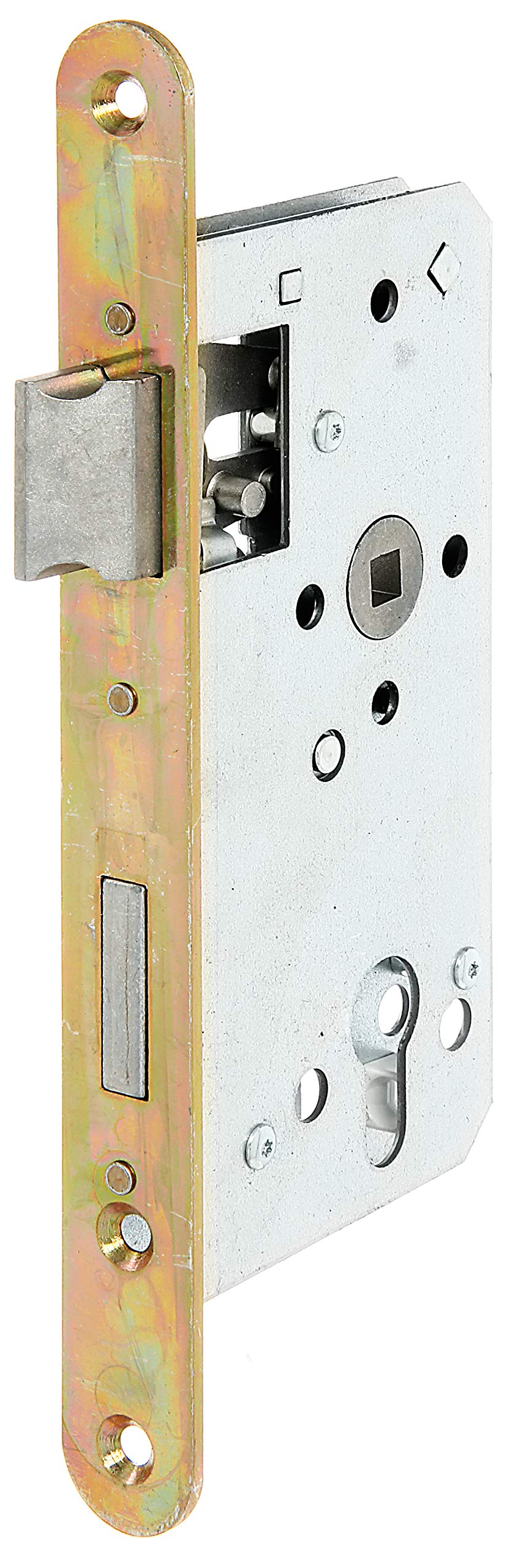 Gah-Alberts 215224 Mortice Lock for Framed Doors Galvanised Profile Cylinder Hole Without Locking Plate