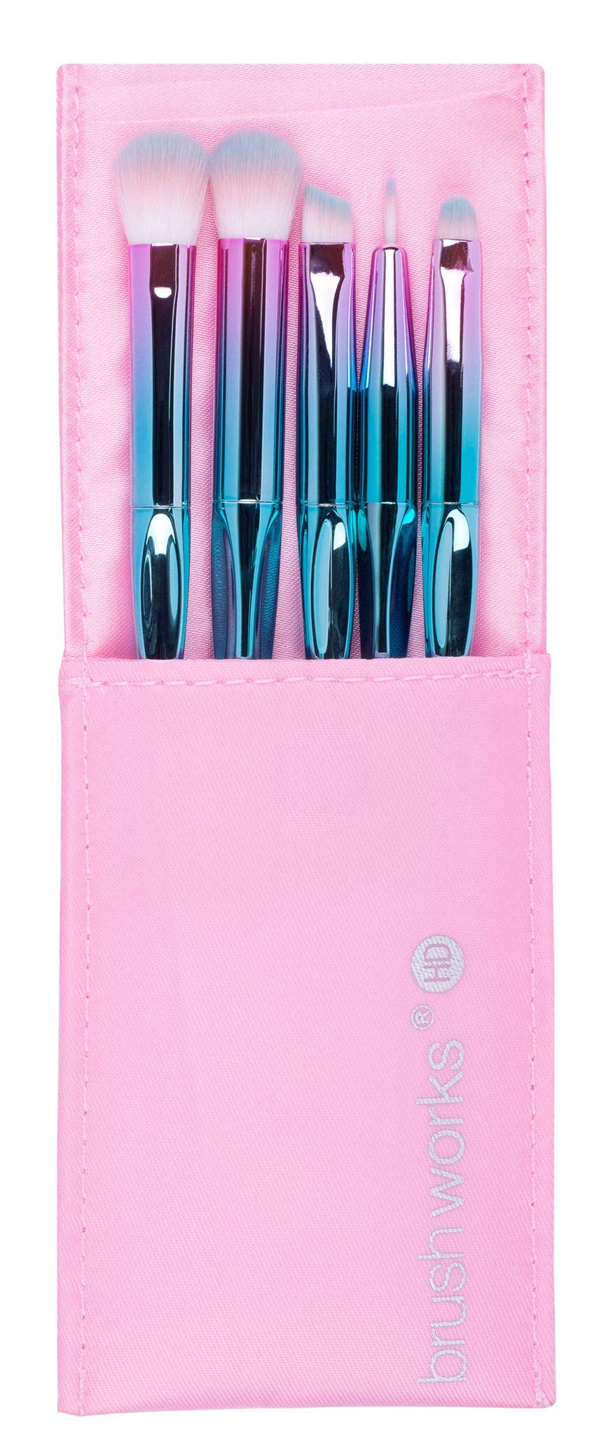 Brushworks HD Precision Eye & Brow Makeup Brush Set