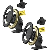 Scosche MagicMount SMSDV MagSafe Dashboard/Vent Car Mount, Magnetic Cell Phone Holder, Phone Stand for Dash/Vent Compatible with iPhone 16/15/14/13/12/Pro/Max/Plus/Mini/MagSafe Case, Pack of 2