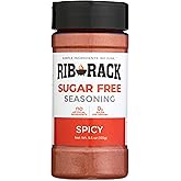 Rib Rack Seasoning, Spicy, Sugar Free, 5.5 Oz (Pack of 6)