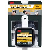 3M High Strength Large Hole Repair Kit | Wall Hole Repair Kit With Spackling Compound, Putty Knife, Repair Plate, And Sanding Sponge, No Shrinking or Cracking