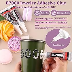 Resin Jelly Rhinestones for Crafting with B7000