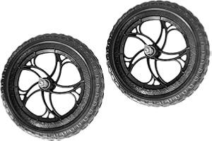 KiBcsLic 1 Pair Balance Bike Wheels Non Inflatable Parts Cycling Modification