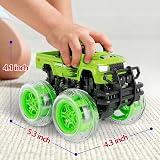 Winstico Monster Truck Light Up Toy Cars 2 Pack Pull Back No Battery 3+ view 6