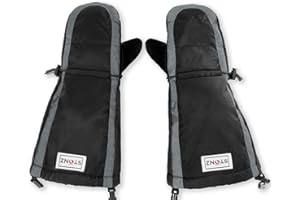 Stonz Snow Mitts for Toddlers and Kids For Cold Weather - Unisex Waterproof Over-The-Arm Winter Gloves