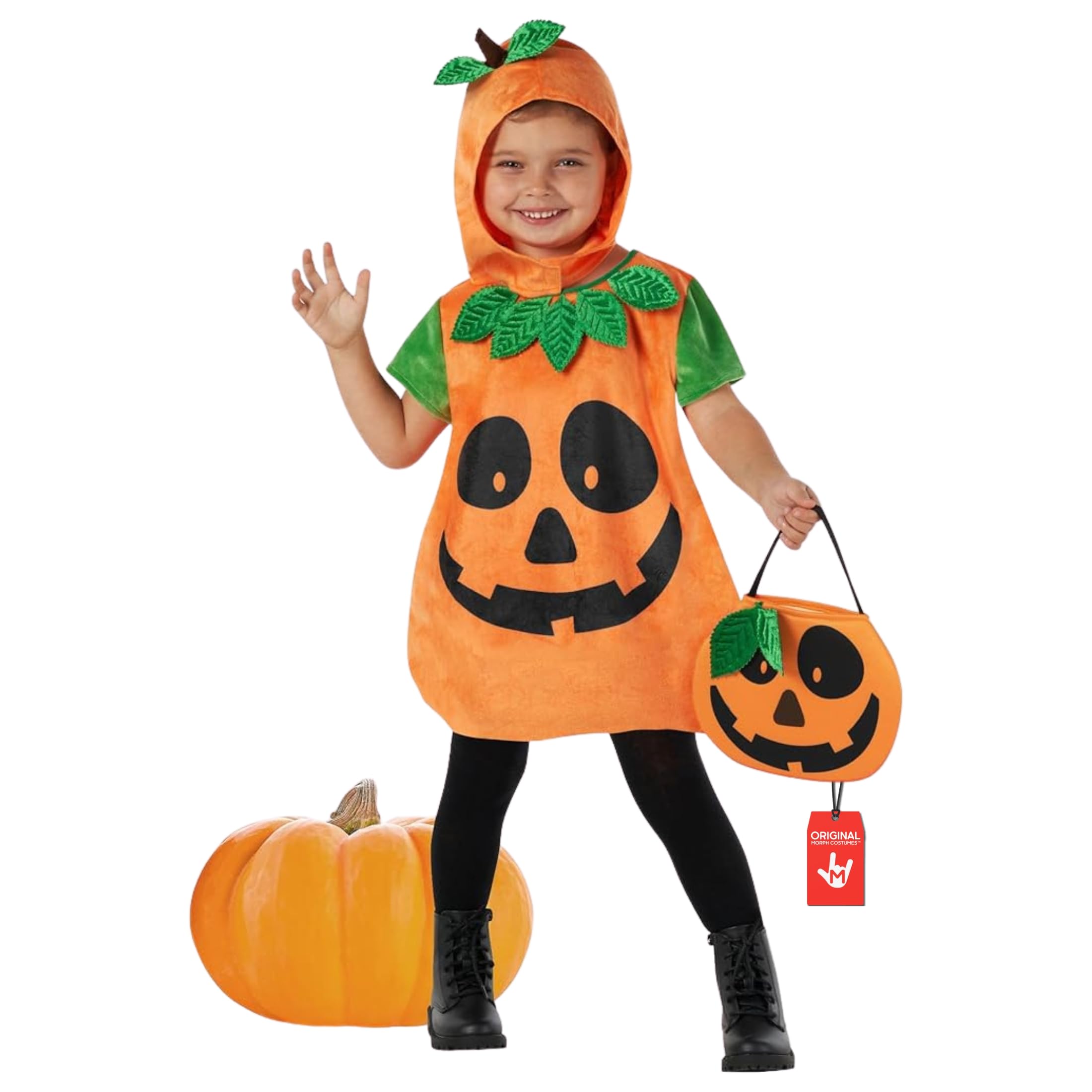 Morph Pumpkin Costume For Kids, Toddler Pumpkin Costume, Halloween Costumes For Kids, Girls And Boys Halloween Costumes, 1-2 Years