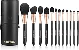 OMANIAC 12Pcs Makeup Brushes Set Pearl Handles with Case view 8