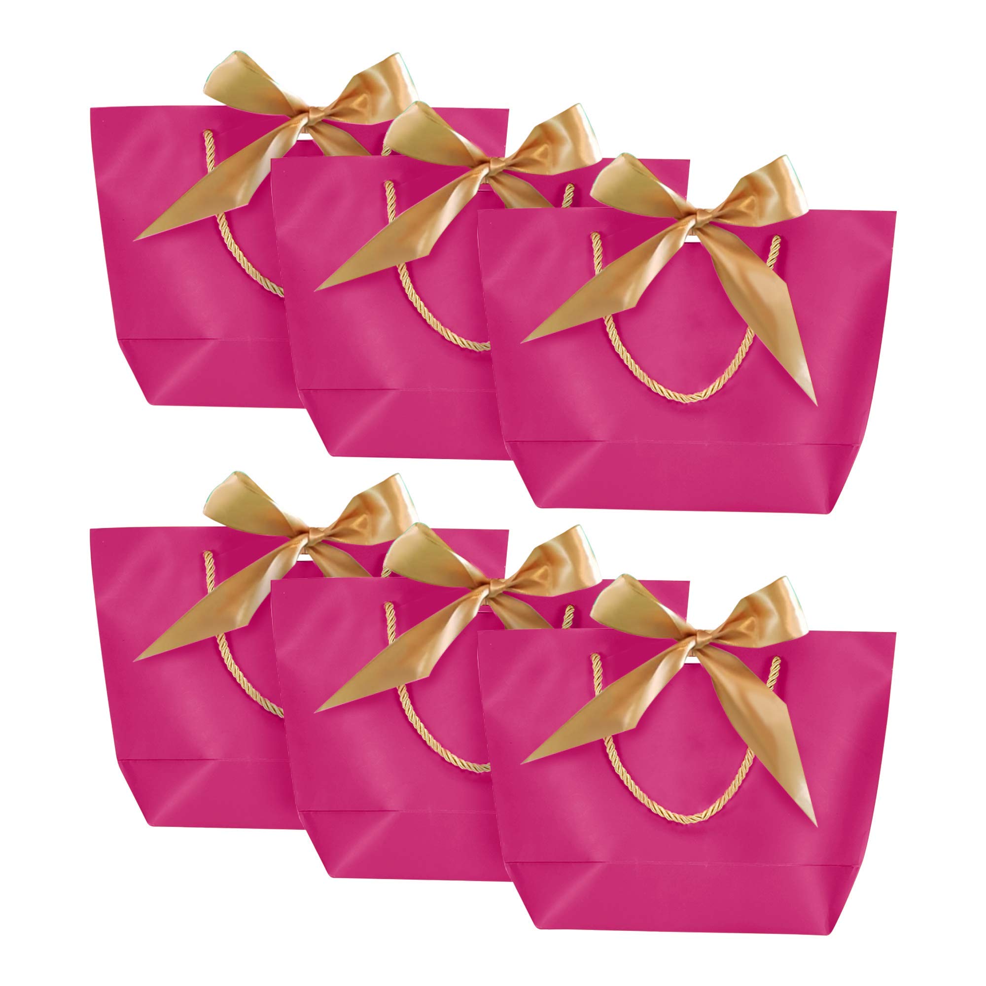 Divine Gifts luxury gift bags(Pink, Large, Multi-pack) for: weddings,birthdays,hen/stag/dinner parties,housewarmings,baby showers,Christmas presents,Valentines,Bridesmaid/Groomsman gifts,party bags