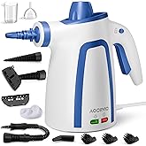 AGORVIO Steam Cleaner, Handheld Steam Cleaner for Home, Pressurized Steamer for Cleaning Carpet, Floor, Upholstery and Car, 13ft Extra-long Power Cord & 11 Multi-Purpose Accessories
