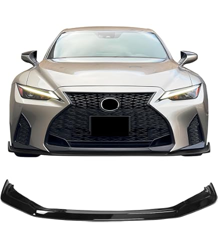 Carbon Look Front Bumper Lip Body Kit For 2014-2016 Lexus IS250/IS350 F-Sport (3-Piece)