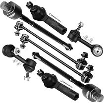 6pc Front Inner & Outer Tie Rod Linkage Kit For 2007-2011 Honda CR-V – Greasable