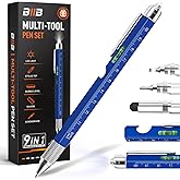 BIIB Valentines Gifts for Men 9 in 1 Multitool Pen, Mens Gifts for Dad Him Husband Boyfriend, Dad Gifts from Daughter, Gifts for Men Who Have Everything, Cool Tools